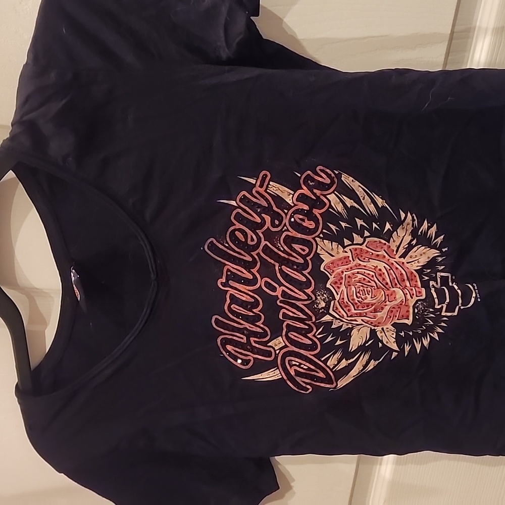 Harley Davidson Rhinestone shirt